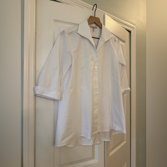 HINSON WU - BETTY LONG SLEEVE TUNIC in white size 6 - Picture 5 of 8